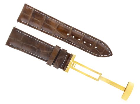 rolex leather strap with clasp.